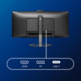 Philips 5000 series 34E1C5600HE/00 LED display 86,4 cm (34") 3440 x 1440 pixels 4K Ultra HD Noir Moniteur UltraWide  Noir, 86,4 cm (34"), 3440 x 1440 pixels, 4K Ultra HD, LED, 4 ms, Noir