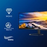 Philips 5000 series 34E1C5600HE/00 écran plat de PC 86,4 cm (34") 3440 x 1440 pixels 4K Ultra HD LED Noir Moniteur UltraWide  Noir, 86,4 cm (34"), 3440 x 1440 pixels, 4K Ultra HD, LED, 4 ms, Noir