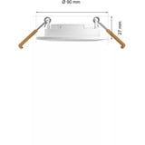 Philips Hue Hue White & Color Ambiance Slim spot encastrable, Lumière LED Blanc