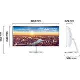 Samsung C34J791 Reconditionné 34" Moniteur UltraWide incurvé  Blanc/Argent