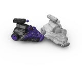 Schleich ELDRADOR CREATURES Jet des Ténèbres rétrofriction avec Mini Creature, Figurine Action/Aventure, 6 an(s), Gris, Violet