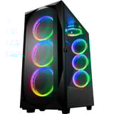 Sharkoon REV300 reconditionné boîtier midi tower Noir | 4x USB-A | 1x USB-C | RGB | Window