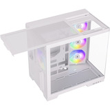 Silentware View A-RGB boîtier midi tower Blanc | 2x USB-A | 1x USB-C | RGB | Verre Trempé