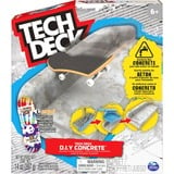 Spin Master Tech Deck DIY Concrete, Coffret à modeler réutilisable avec fingerboard Enjoi exclusif, rail, moules et kit de skatepark, jouet pour garçons et filles à partir de 6 ans, Jeu véhicule Multicolore, Tech Deck DIY Concrete, Coffret à modeler réutilisable avec fingerboard Enjoi exclusif, rail, moules et kit de skatepark, jouet pour garçons et filles à partir de 6 ans, Ensemble de touches, 8 an(s)