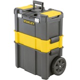Stanley Essential Boîte à outils rigide Plastique Gris, Jaune, Chariot à outils Noir/Jaune, Boîte à outils rigide, Plastique, Gris, Jaune, Charnière, 475 mm, 285 mm
