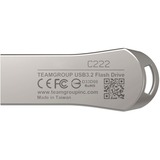 Team Group C222 256 GB, Clé USB Argent