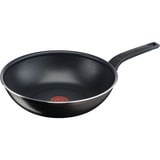 Tefal Easy Cook & Clean B55519 Wok/Poêle à frire Rond Noir, Rond, Wok/Poêle à frire, Noir, Titane, Aluminium, Thermo-Spot