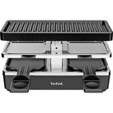 Tefal Plug & Share RE230812 Gril de contact, Raclette Noir/Argent, Noir, Argent, Rectangulaire, Chine, 400 W, 148 mm, 241 mm
