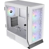 Thermaltake Ceres 500 TG ARGB Snow boîtier midi tower Blanc | 2x USB-A | 1x USB-C | Verre Trempé