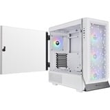 Thermaltake Ceres 500 TG ARGB Snow boîtier midi tower Blanc | 2x USB-A | 1x USB-C | Verre Trempé