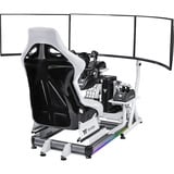 Thermaltake Cockpit de simulateur de vol GF500 Snow, Simulateur de course Blanc