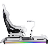 Thermaltake Cockpit de simulateur de vol GF500 Snow, Simulateur de course Blanc