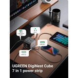 UGREEN DigiNest Cube multiprise (3 prises AC + 65W 2A2C) 3x prises, 2x USB-C, 2x USB-A