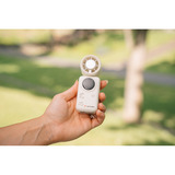 Verbatim Cool 'n' Go Ice Touch Mini, Ventilateur Blanc/Argent