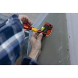 Wiha Mini-niveau de poche 8 cm, Niveau à bulle d'air Gris/Rouge