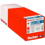 fischer Vis à bois PowerFast II 8,0x240 tête fraisée à pas TX 