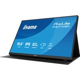 iiyama ProLite P1671HSC-B1 15.6" Moniteur  Noir (Mat), 1x Mini HDMI (Type-C), 2x USB-C, Audio