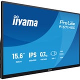 iiyama ProLite P1671HSC-B1 écran plat de PC 39,6 cm (15.6") 1920 x 1080 pixels Full HD LED Noir Moniteur  Noir (Mat), 39,6 cm (15.6"), 1920 x 1080 pixels, Full HD, LED, 3 ms, Noir