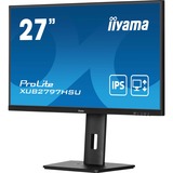iiyama ProLite XUB2797HSU-B2 écran plat de PC 68,6 cm (27") 1920 x 1080 pixels Full HD LED Noir Moniteur  Noir (Mat), 68,6 cm (27"), 1920 x 1080 pixels, Full HD, LED, 1 ms, Noir