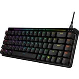 ASUS ROG Falchion Ace HFX clavier Gaming USB QWERTZ Allemand Noir Noir, Layout DE, ROG HFX, Avec fil, USB, Magnetic-mechanical key switch, QWERTZ, LED RGB, Noir
