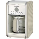 Ariete 1342/03 Semi-automatique Machine à café filtre, Machine à café à filtre Crème, Machine à café filtre, Café moulu, 1100 W, Beige