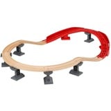BRIO World Pack de rails Montagne et Vallée, Train Bois/Rouge