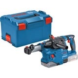Bosch Perforateur à batterie GBH 18V-22 Professional solo, 18 volts, avec GDE 18V-12, Marteau piqueur Bleu/Noir