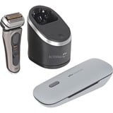 Braun Series 9 Pro+ 9575cc Wet & Dry Rasoir à grille Tondeuse Métallique Argent/Noir, Rasoir à grille, Métallique, Batterie, Lithium-Ion (Li-Ion), 90 min, Boîte