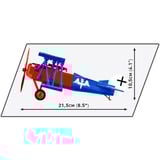 COBI Collection historique - Fokker D.VII, Jouets de construction Échelle 1:32
