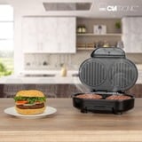 Clatronic Gril à hamburger HBM 3696 grill à contact électrique Acier inoxydable/Noir