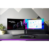 Cooler Master  57" 8K UHD Moniteur UltraWide gaming incurvé  Gris foncé
