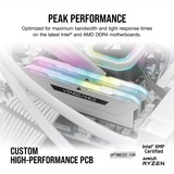 Corsair 64 Go DDR4-3200 (4x 16 Go) mémoire vive Blanc, CMH64GX4M4E3200C16W, XMP 2.0