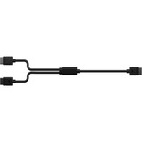 Corsair Câble répartiteur en Y iCUE LINK, Câble en Y Noir, 0,6 mètres