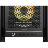 Corsair  boîtier midi tower Noir | 4x USB-A | 1x USB-C | RGB | Verre Trempé