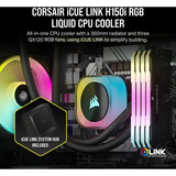 Corsair iCUE LINK H150i RGB Reconditionné, Watercooling Noir