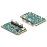 DeLOCK Mini PCIe I/O PCIe pleine taille 1 x parallèle, Carte d'interface 