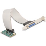 DeLOCK Mini PCIe I/O PCIe pleine taille 1 x parallèle, Carte d'interface 