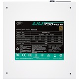 DeepCool DQ750-M-V2L 750W alimentation  Blanc, 750 W, 100 - 240 V, 47 - 63 Hz, 10 A, Actif, 110 W