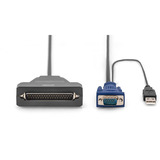 Digitus Commutateur KVM modulaire à port unique, Switch KVM 