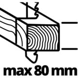 EINHELL TE-JS 18 Li - Solo scie sauteuse 1,82 kg Rouge, Noir, Rouge, Acier inoxydable, 45°, 8 cm, 1 cm, Batterie, 18 V