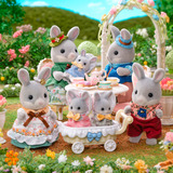 EPOCH Sylvanian Families - Ensemble de Fête Famille Lapin des Bois, Jouets de construction 