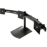 Ergotron Support de bureau DS100 pour trois moniteurs, Support de moniteur Argent, 14 kg, 53,3 cm (21"), 75 x 75 mm, 100 x 100 mm, Noir