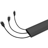 HAGOR Cablecover Click 110, Chaîne câblée Noir