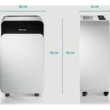 Hisense D12CW 40 dB 180 W Blanc, Déshumidificateur Blanc, 180 W, 220 - 240 V, 5 - 35 °C, 30 - 80%, 280 mm, 200 mm