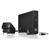 ICY BOX IB-377U3 Boîtier HDD Noir 3.5", Boîtier disque dur Noir, Boîtier HDD, 3.5", SATA, Série ATA II, Série ATA III, 5 Gbit/s, Échange à chaud, Noir