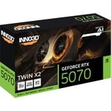 INNO3D I3D 12GB D7 RTX 5070 TWIN X2, Carte graphique 