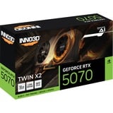 INNO3D I3D 12GB D7 RTX 5070 TWIN X2, Carte graphique 