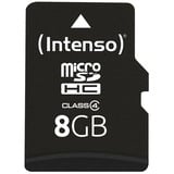 Intenso 3403460 mémoire flash 8 Go SDHC Classe 4, Carte mémoire 8 Go, SDHC, Classe 4, 20 Mo/s, 5 Mo/s, Résistant aux chocs, Résistant à une température, Résistant aux rayons X