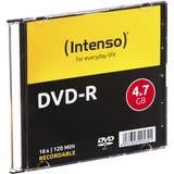 Intenso DVD-R 4.7GB, 16x 4,7 Go 10 pièce(s), Support vierge DVD 16x, DVD-R, 120 mm, Petit boitier, 10 pièce(s), 4,7 Go