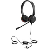Jabra Evolve 20 SE Casque Avec fil Arceau Bureau/Centre d'appels USB Type-C / USB Type-A Noir  on-ear Noir, Avec fil, 150 - 7000 Hz, Bureau/Centre d'appels, 132 g, Casque, Noir